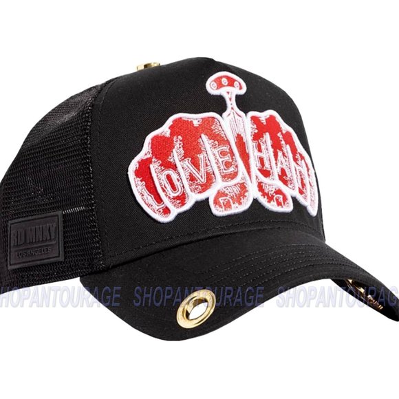 Red Monkey Love Hate RM1416 Limited Edition Unisex Trucker Hat Cap | 3 Colors - Picture 2 of 16